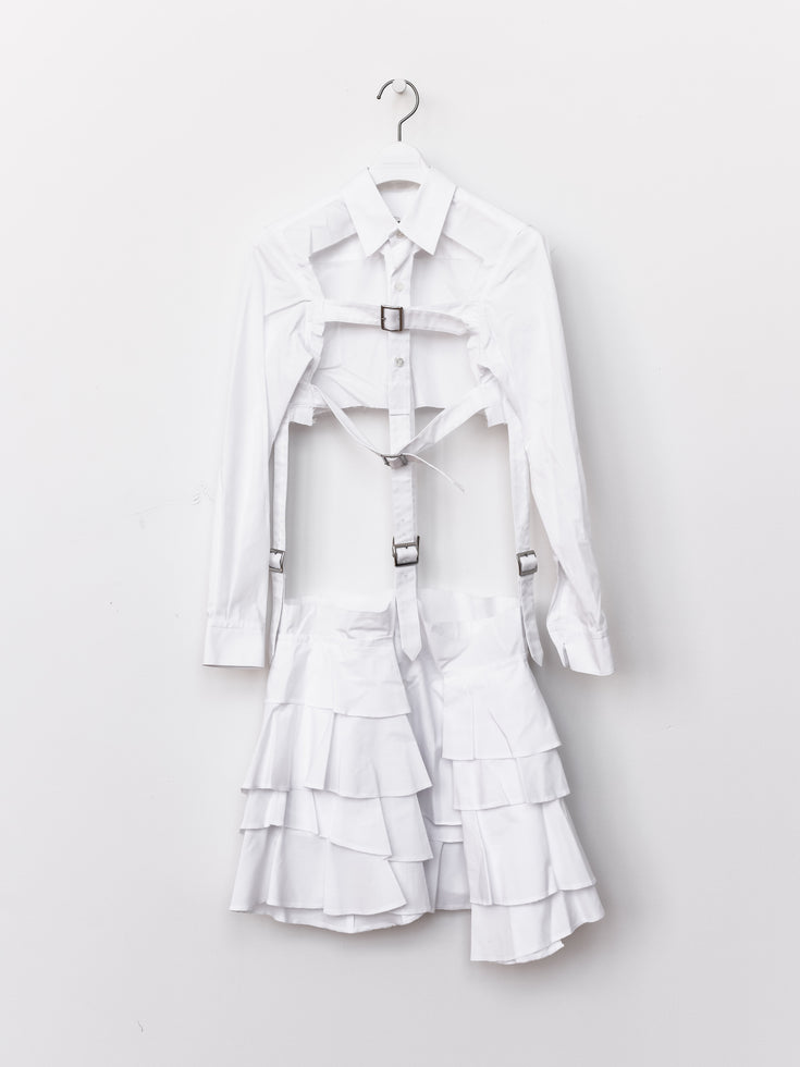 Comme des Garçons AW08 Cutout Bondage Harness Shirt Dress