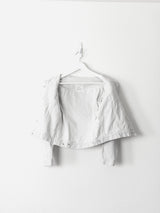 Helmut Lang 90s Silk Denim Jacket