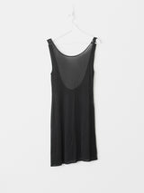 Yohji Yamamoto Semi Sheer Backless Dress