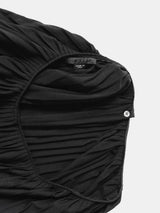 Helmut Lang 00s Pleated Wrap Skirt