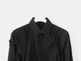 Helmut Lang SS04 Dragonfly Raw Strap Button Shirt