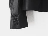 Helmut Lang SS05 Liquid Resin Coated Wool Suit & Skirt
