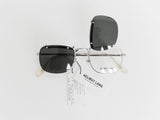 Helmut Lang SS99 Titanium Flip Up Sunglasses