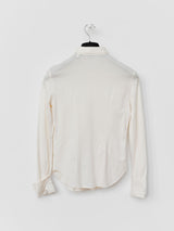 Helmut Lang 00s Foldover Cuff Button Shirt