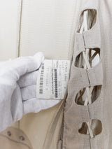 Helmut Lang SS01 Lace Up Corset Zip Tank