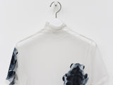 Yohji Yamamoto SS03 Sheer Frog Watercolor Mock Neck Top