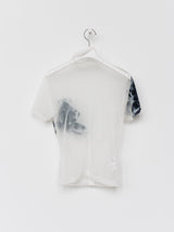 Yohji Yamamoto SS03 Sheer Frog Watercolor Mock Neck Top