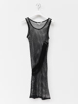 Helmut Lang SS98 Fishnet & Slip Dress