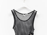 Helmut Lang SS98 Fishnet & Slip Dress