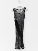 Helmut Lang SS98 Fishnet & Slip Dress