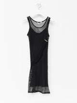 Helmut Lang SS98 Fishnet & Slip Dress