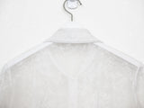 Helmut Lang SS96 Sheer Floral Lace Shirt