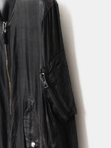 Helmut Lang SS04 Transparent Silk Bondage MA-1 Bomber