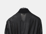 Helmut Lang SS04 Transparent Silk Bondage MA-1 Bomber