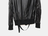 Helmut Lang SS04 Transparent Silk Bondage MA-1 Bomber