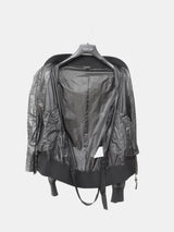 Helmut Lang SS04 Transparent Silk Bondage MA-1 Bomber