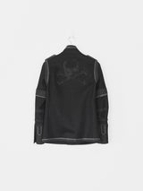 Undercover AW05 Arts and Crafts Skull Felt Wool Jacket