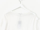 Ann Demeulemeester Georgia White Sheer Silk Side Tie Dress
