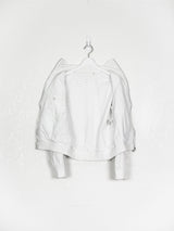 Helmut Lang SS99 Resin Coated High Collar MA-1 Bomber