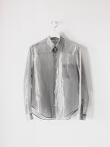 Yohji Yamamoto Y's Liquid Sheer Button Shirt