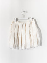 Sacai Silk & Wool Pleated Tulle Skirt