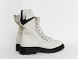 Julius SS19 Ivory Combat Boots