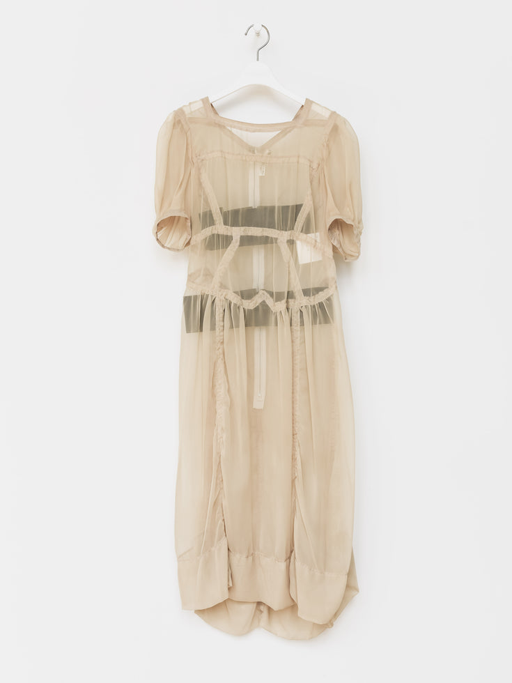 Comme des Garçons SS10 Sheer Bandeau Dress