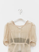 Comme des Garçons SS10 Sheer Bandeau Dress