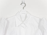 Yohji Yamamoto Offset Open Shoulder Shirt