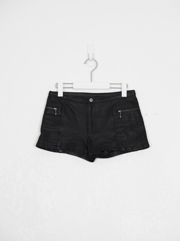 Blackmeans Calf Leather Shorts