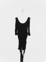 Ann Demeulemeester 00s Bondage Strap Zipper Tank