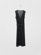 Issey Miyake Pleats Please Sheer Wrap Dress