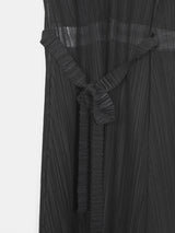 Issey Miyake Pleats Please Sheer Wrap Dress