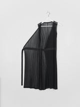 Issey Miyake Pleats Please Sheer Wrap Dress