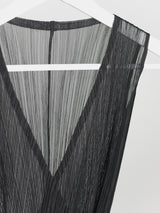 Issey Miyake Pleats Please Sheer Wrap Dress