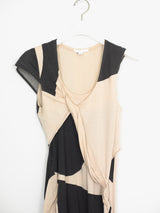 Helmut Lang SS05 Asymmetric Twisted Dress