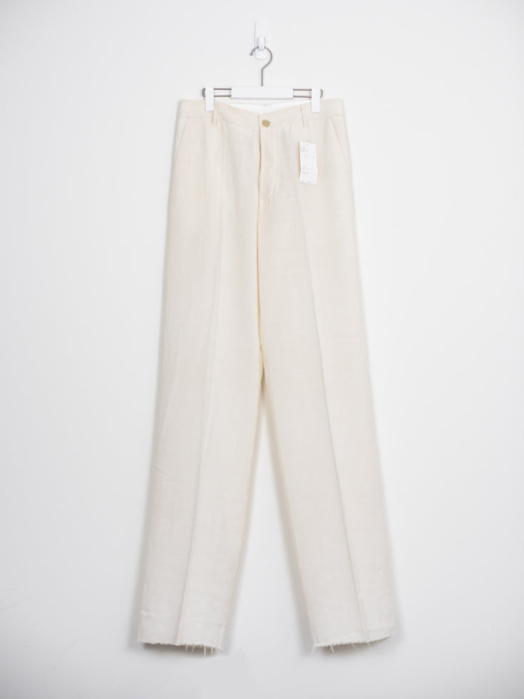 Rick Owens Wide Leg Wool Trousers