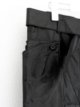 Ann Demeulemeester SS04 Kangaroo Leather Paneled Garter Skirt