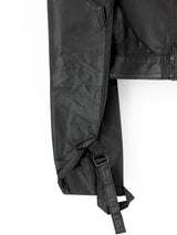 Ann Demeulemeester SS04 Kangaroo Leather Paneled Garter Skirt
