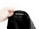 Ann Demeulemeester SS04 Kangaroo Leather Paneled Garter Skirt