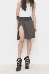 Rick Owens AW10 Leather Slit Skirt