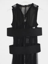Comme des Garçons SS10 Sheer Bandeau Dress