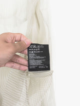 Helmut Lang SS02 Transparent Silk Striped Button Shirt