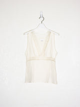 Helmut Lang AW00 Silk Sheer Paneled Blouse