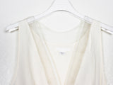 Helmut Lang AW00 Silk Sheer Paneled Blouse