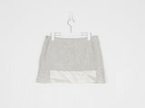 Undercover AW07 Pleated Mixed Material Mini Skirt
