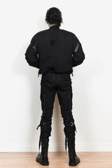 Ann Demeulemeester Back Lace Corset Vitello Boots