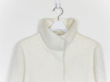 Helmut Lang AW97 Alpaca Fur High Collar Parka