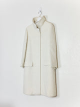 Helmut Lang AW97 Alpaca Fur High Collar Parka