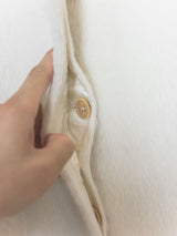 Helmut Lang AW97 Alpaca Fur High Collar Parka